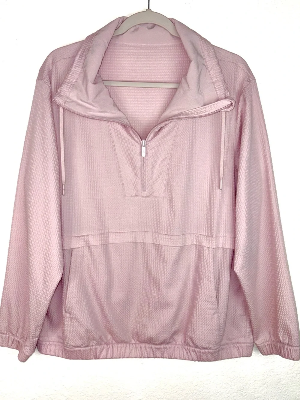 Lululemon Pack Light Pullover Porcelain Pink size 10 or 12 *Packable